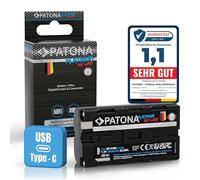 PATONA USB-C Platinum Batería para Sony NP-F550 F750 F930 F950 3500mAh
