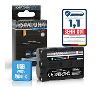 PATONA USB-C Platinum Batería para Sony NP-FM500H FM500, 2600mAh 7.2V