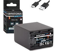 PATONA Platinum NP-FV100A NP-FV100 USB-C Batería 3090mAh con Entrada Directa, sin restricción de Uso para HDR CX625 CX730 CX250 PJ810 FDR AX53 AX33 AX100 etc.