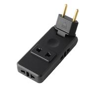 Patonde Adaptador eléctrico para Europa,Adaptador de Enchufe Europeo | Adaptador de Cargador de Viaje Adaptadores eléctricos Plegables,Accesorios de Viaje con Enchufe Europeo Giratorio 180° para