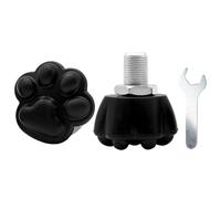 Patones de patinaje: 2x se detiene con llave para patines, tapones de bloque de freno ajustables | Frenos de patinaje de reemplazo, equipo de patinaje cuádruple, almohadillas de tapón duraderas, kit d