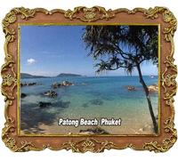 Patong Beach Phuket Tailandia - Imán para nevera, recuerdo turístico