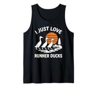 Patos corredores divertidos, pato corredor, patos, pato Camiseta sin Mangas
