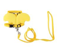 Patos cuerda de tracción correa de pecho ajustable arnés para caminar al aire libre correa gorra pato gallina ganso mascota entrenamiento transpirable de moda (S)