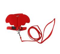 Patos cuerda de tracción correa de pecho ajustable arnés para caminar al aire libre correa gorra pato gallina ganso mascota entrenamiento transpirable de moda (S)