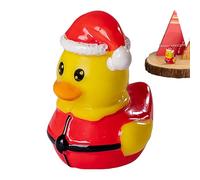 Patos de resina - Decoraciones navideñas Patitos Miniaturas Figuras - Decoraciones para Animales y Favoritos de para Pasteles | Decoración