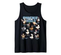 Patos del Mundo Razas Aves Acuáticas Amante De Los Animales Lindo Pato Camiseta sin Mangas
