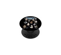 Patos del Mundo Razas Aves Acuáticas Amante De Los Animales Lindo Pato PopSockets PopGrip Adhesivo