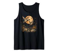 Patos Mallard Volando Bajo Cosecha Luna Vuelo Camiseta sin Mangas