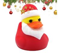 Patos Mini Navideños Estatua de Animal Festivo en Miniatura para Decoración | Figuritas de Patos Navideños para el Hogar y Salón Estantería Repisa Chimenea y la Cocina