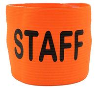 Patoutlet - Brazalete elástico marcado STAFF naranja Talla única