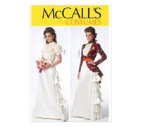 Patr n de costura de traje hist rico para se oras M7071 de McCall's Patterns
