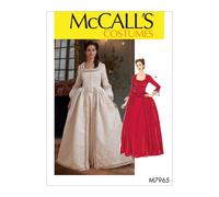 Patr n de costura para vestido y chaqueta victorianos de McCall para mujer, tallas 14-22, color blanco, de McCall Pattern Company