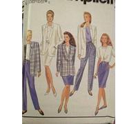 Patr n de costura Simplicidad 8708 1993 patrones de costura para pantalones, falda, blusa y chaqueta, tama o 18 22