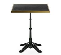 Patras Lux Mesa de bistró tablero de mármol 60 x 60 cm