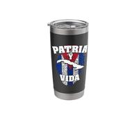 Patria y Vida Cuba Movimiento de Libertad Cubano Se Acabo Vaso térmico de acero inoxidable de doble pared