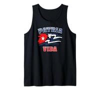 Patria Y Vida Flag Cuba Cuban Freedom Cuba Libre Se Acabo Camiseta sin Mangas