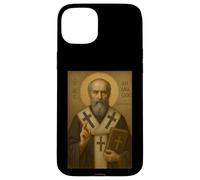 Patriarca ortodoxo St. Atanasio de Alejandría ícono Carcasa para iPhone 15 Plus