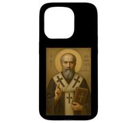 Patriarca ortodoxo St. Atanasio de Alejandría ícono Carcasa para iPhone 15 Pro
