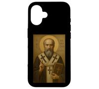 Patriarca ortodoxo St. Atanasio de Alejandría ícono Carcasa para iPhone 16