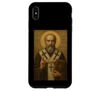 Patriarca ortodoxo St. Atanasio de Alejandría ícono Carcasa para iPhone XS MAX