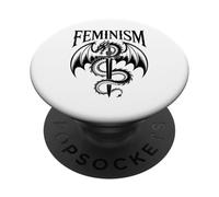 Patriarcado Feminismo Dragón PopSockets PopGrip Adhesivo
