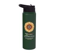Patrice Lumumba Cita Dignidad Justicia Independencia Libertad Stainless Steel Insulated Water Bottle