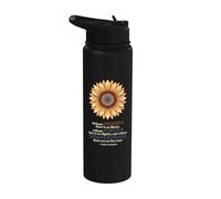 Patrice Lumumba Cita Dignidad Justicia Independencia Libertad Stainless Steel Insulated Water Bottle