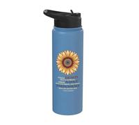 Patrice Lumumba Cita Dignidad Justicia Independencia Libertad Stainless Steel Insulated Water Bottle