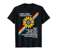 Patrice Lumumba Congo Dignidad Libertad Justicia Libertad Cita Camiseta