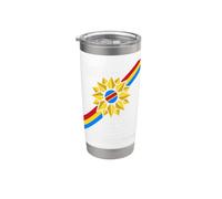 Patrice Lumumba Congo Dignidad Libertad Justicia Libertad Cita Vaso térmico de acero inoxidable de doble pared