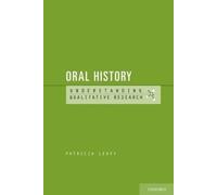 Patricia Leavy Oral History (Tapa blanda) Understanding Qualitative Research