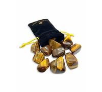 PATRICIA TRENDY - Piedras y cristales curativos - 5-8 piedras naturales pulidas calidad AAA - Para terapia de cristal curacion chakras piedras de preocupacion meditacion - Decoracion (Ojo de tigre)
