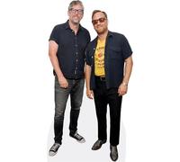 Patrick Carney and Dan Auerbach (Duo 1) Mini Recortable de Famoso