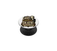 Patrick Henry Give Me Liberty or Death Cita histórica PopSockets PopGrip Adhesivo