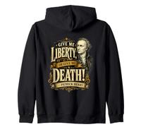 Patrick Henry Give Me Liberty or Death Cita histórica Sudadera con Capucha