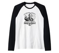 Patrick Henry Orador de la Libertad Retrato Colonial Historia Camiseta Manga Raglan