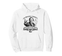 Patrick Henry Orador de la Libertad Retrato Colonial Historia Sudadera con Capucha