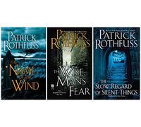 Patrick Rothfuss’s Kingkiller Chronicle Series 3 Books Set - The Name of the Wind, The Wise Man’s Fear, The Slow Regard of Silent Things (Hardcover Edition)