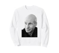 Patrick Stewart Actor Capitán Jean Luc Picard Star Trek 1988 Sudadera