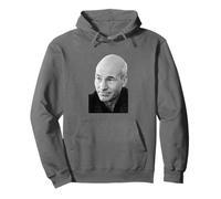 Patrick Stewart Actor Capitán Jean Luc Picard Star Trek 1988 Sudadera con Capucha