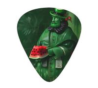 Patrick'S Watermelon Festival - Juego de 12 púas para guitarra, incluye 3 grosores de púas para guitarras acústicas, ukeleles y más.