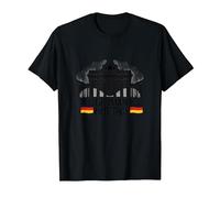 Patrimonio Alemán Puerta de Brandeburgo Orgullo de Berlín Patri Camiseta, Hombre, Negro, 5XL