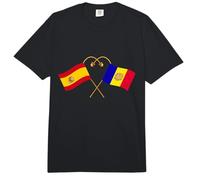 Patrimonio andorrano Bandera de España Bandera de Andorra Comfort Colors Adult Heavyweight T-Shirt