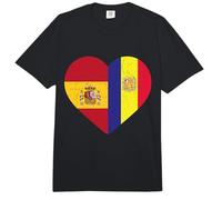 Patrimonio andorrano Bandera de España Bandera de Andorra Comfort Colors Adult Heavyweight T-Shirt