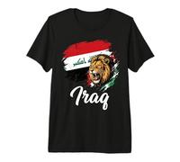 Patrimonio artístico del león de la Bandera de Irak Camiseta Premium