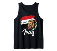 Patrimonio artístico del león de la Bandera de Irak Camiseta sin Mangas