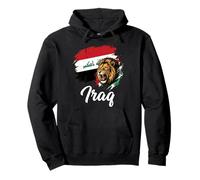 Patrimonio artístico del león de la Bandera de Irak Sudadera con Capucha