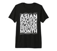 Patrimonio asiático de Las Islas del Pacífico, diseño de la Cultura del Orgullo Camiseta Premium