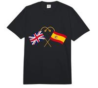 Patrimonio británico Bandera española Bandera Inglesa Comfort Colors Adult Heavyweight T-Shirt
